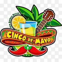 五月五日墨西哥塔可龙舌兰庆祝五月五日墨西哥标志五月派对食物植物