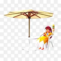 雨伞 桌子 家具