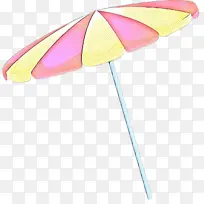 黄色 雨伞 粉色