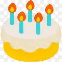 生日蛋糕 表情符号 蛋糕