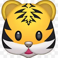 表情符号 猫 老虎