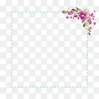 相框 线条 花卉设计
