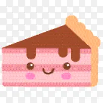 粉色 房子 微笑