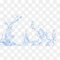 水 水彩画 冰块