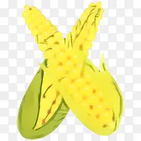香蕉 玉米棒 黄色