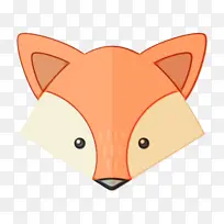 红狐 素描 狐狸