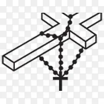 念珠 项链 十字架