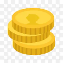硬币 金币 一元硬币