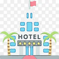 表情符号 酒店 标签