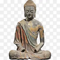 乔达摩佛像 雕塑 佛教