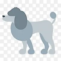 贵宾犬 小狗 表情符号