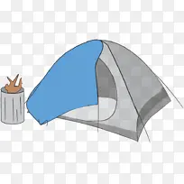 帐篷 卡通 露营