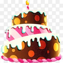 生日蛋糕 糖霜糖霜 巧克力蛋糕