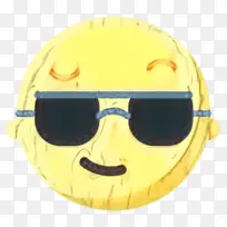 表情符号 太阳镜 笑脸