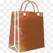 采购产品购物袋 购物袋 橙色