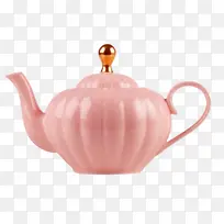 茶壶 粉色 陶瓷