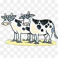 波普艺术 复古 你有两头奶牛