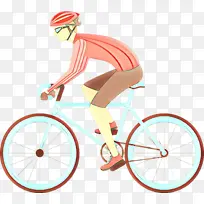 卡通 自行车 自行车车轮