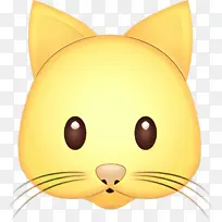 卡通 胡须 猫
