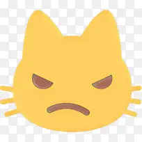 卡通 胡须 猫