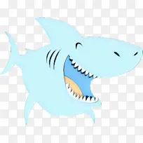波普艺术 复古 虎鲨