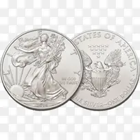美国银鹰 鹰 硬币