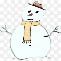 波普艺术 复古 雪人