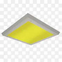 天花板灯具 黄色 角形