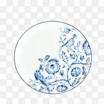 采购产品盘子 蓝色和白色陶器 蓝色