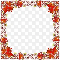 画框 花卉设计 花卉