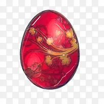 复活节彩蛋 红色 彩蛋