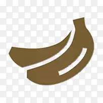 香蕉图标 束状图标 水果图标