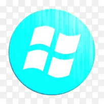 微软图标 浅绿色 青绿色