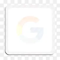 谷歌图标 白色 文本