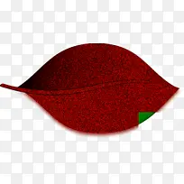 红色 帽子 叶子