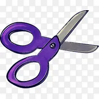 采购产品剪刀 紫色 切割工具