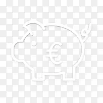 银行图标 货币图标 欧元图标