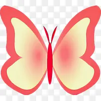 蝴蝶 飞蛾和蝴蝶 粉红色