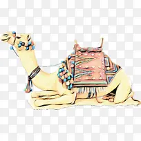 波普艺术 复古 骆驼