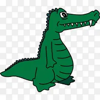绿色 恐龙 鳄鱼