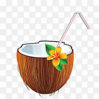 椰子水 饮料 果汁