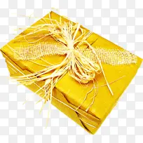 黄色 礼品包装 礼物