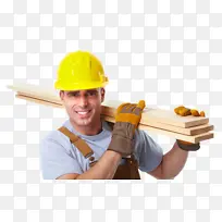 建筑工人 安全帽 杂工