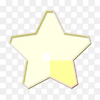 最喜欢的图标 星星图标 黄色