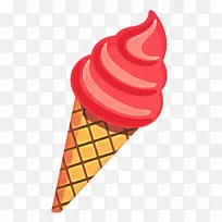软冰淇淋 冰激凌圆锥体 圆锥体