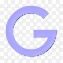 谷歌图标 标志图标 紫色