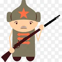卡通 士兵