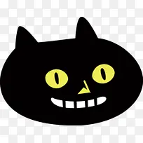 黑猫 猫 面部表情