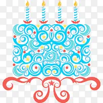 生日蜡烛 线 蛋糕装饰用品