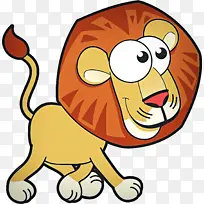卡通 大猫 狮子